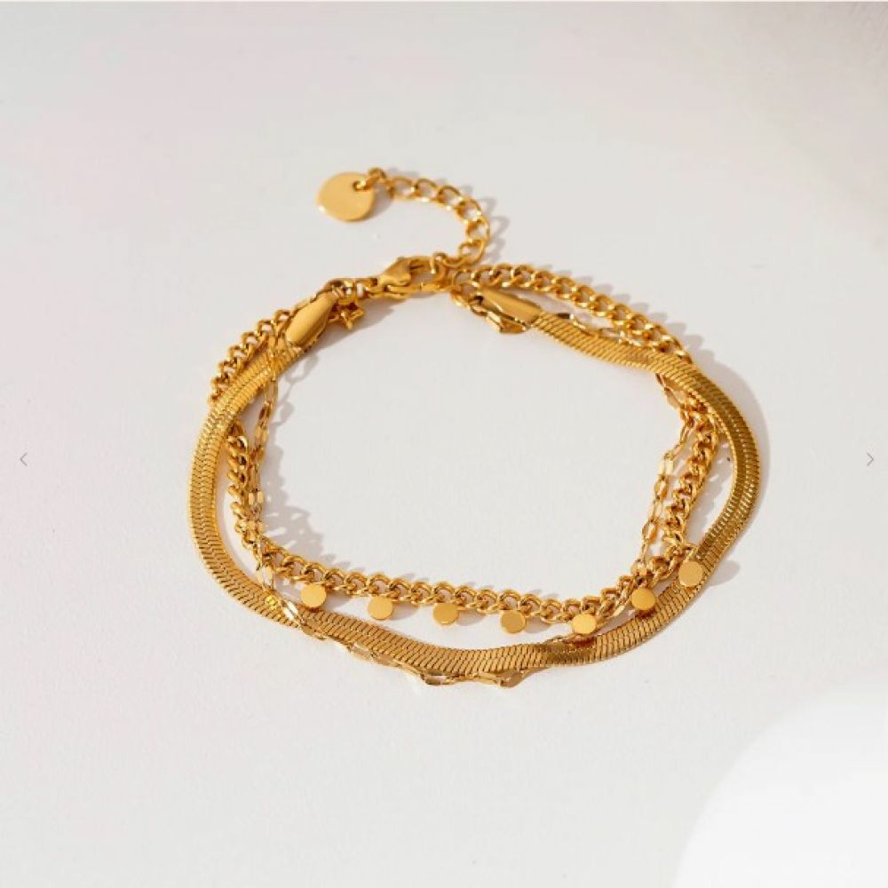 Bracelet Tressa 2 - Doré