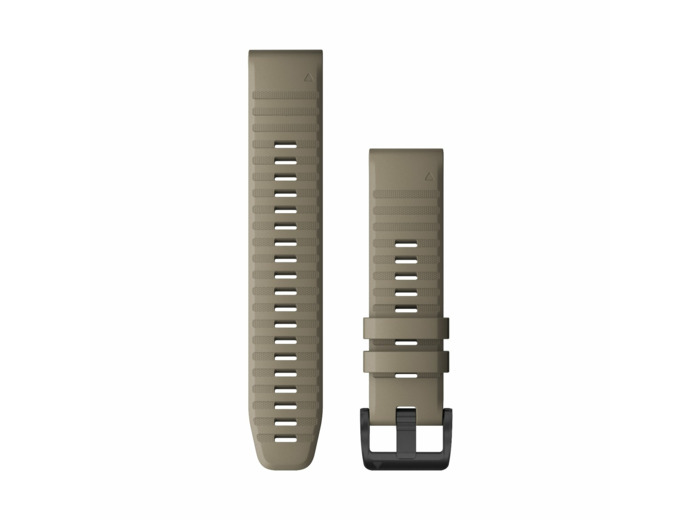 Bracelet de montre Garmin Quickfit 22 en silicone beige