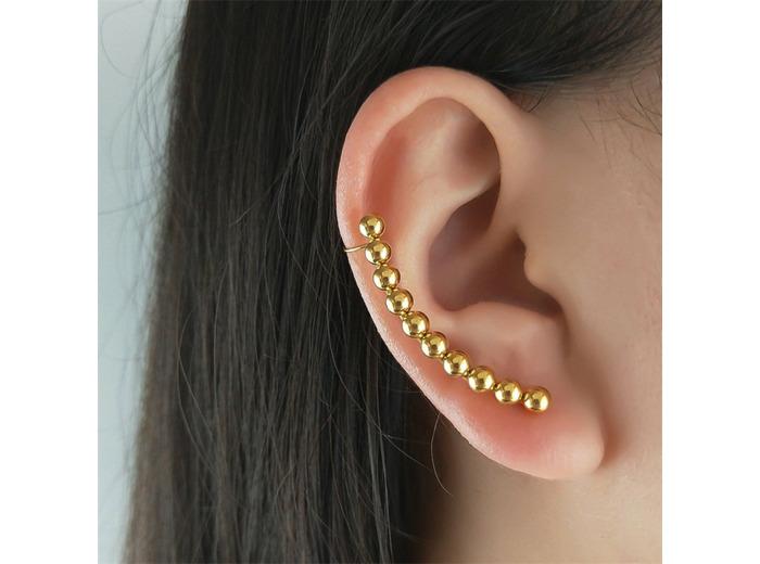 Boucles d'oreilles clous en acier inoxydable bijou d'oreille style puce