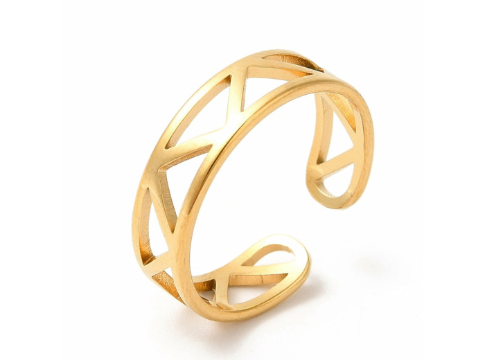 ZIG BAGUE ACIER INOXYDABLE