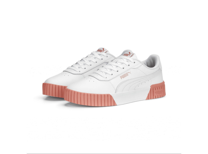 Basket femme blanc puma carina shine