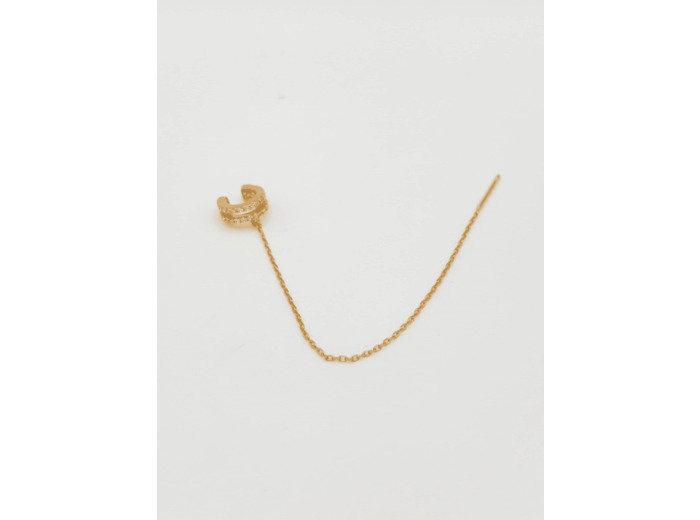 Boucles Chaînes Earcuff Duo - Plaqué Or