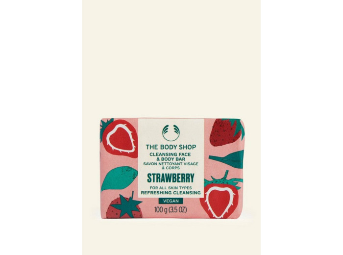 Savon visage et corps Fraise