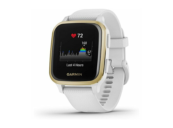 Garmin venu sq 3,3 cm (1.3") lcd 40 mm numérique 240 x 240 pixels écran tactile or, blanc gps (satellite)
