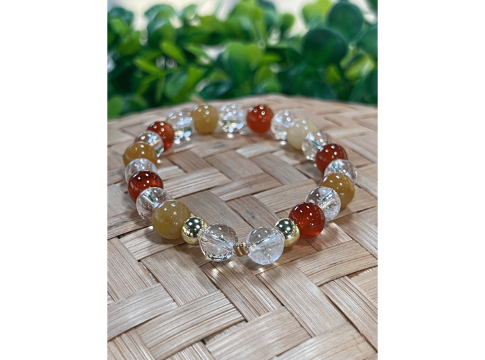 Cornaline citrine cristal
