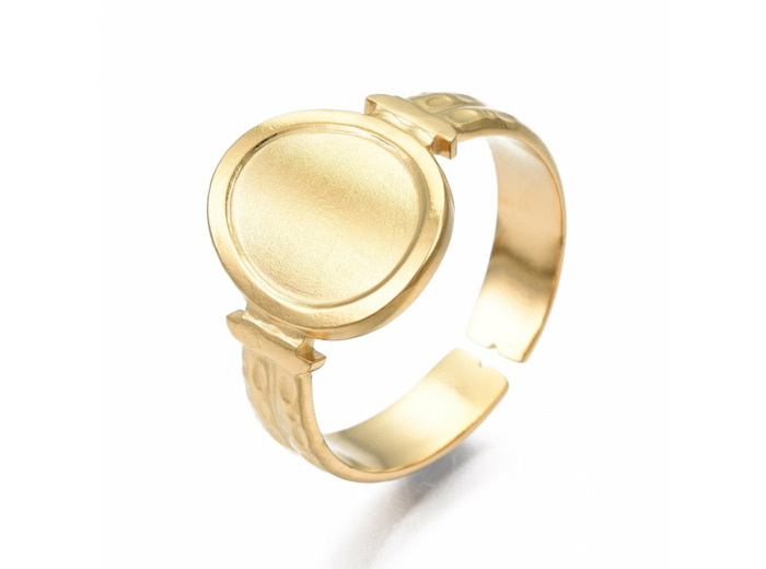 CHEVALIER  A PLATEAU BAGUE ACIER INOXYDABLE
