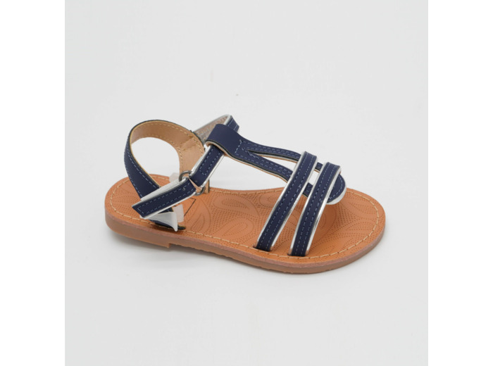 Sandale ouverte fille marine