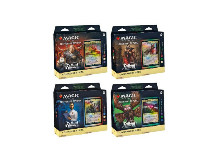 Magic: The Gathering - Fallout : Lot des 4 Decks Commander