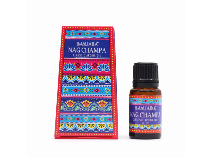 Huile Parfumée Indienne Banjara 10ml - Nag Champa