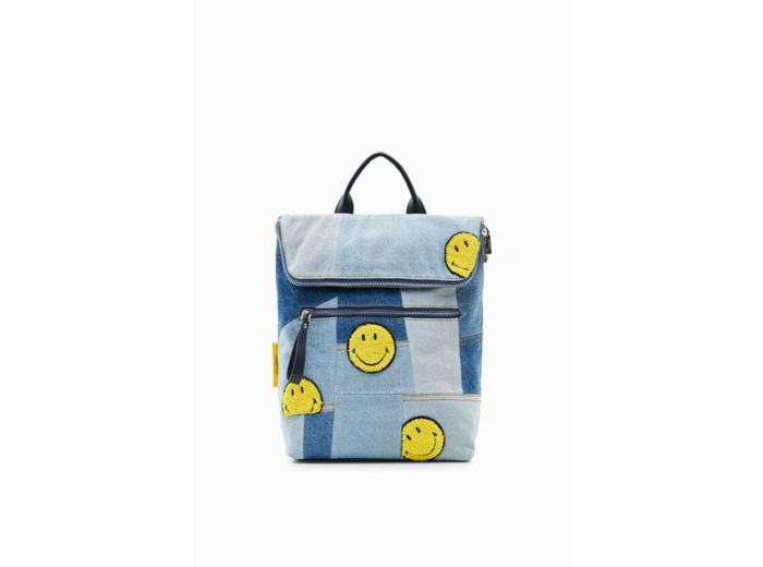 SAC A DOS MOYEN DENIM SMILEY®