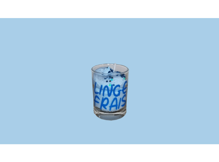 Bougie Mousse mini Linge Frais
