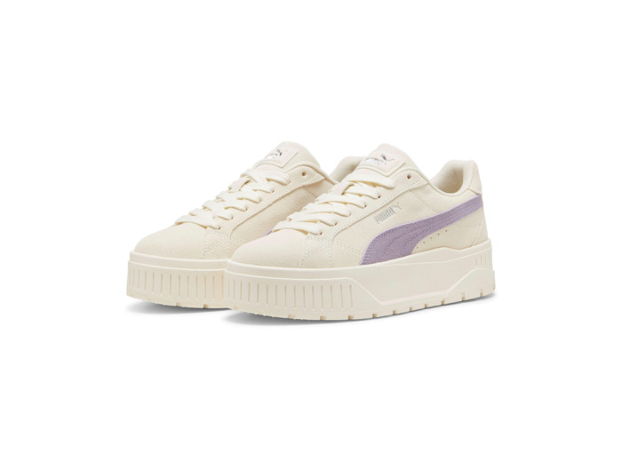 Basket femme blanc mauve puma karmen ii