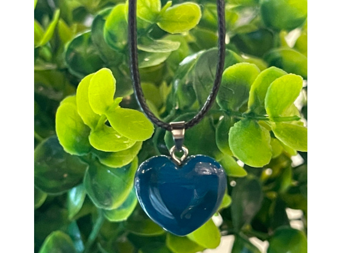 Pendentif Agate Coeur