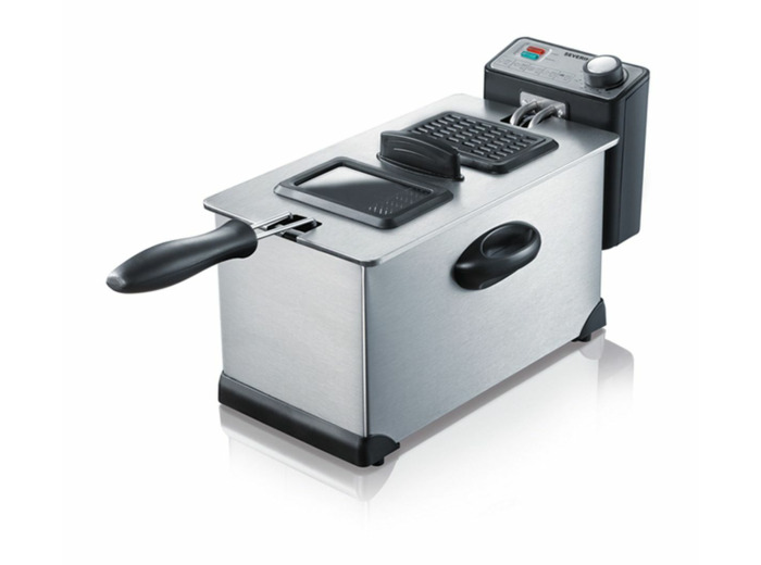 Friteuse semi-pro 3l inox brossé ref fr2431