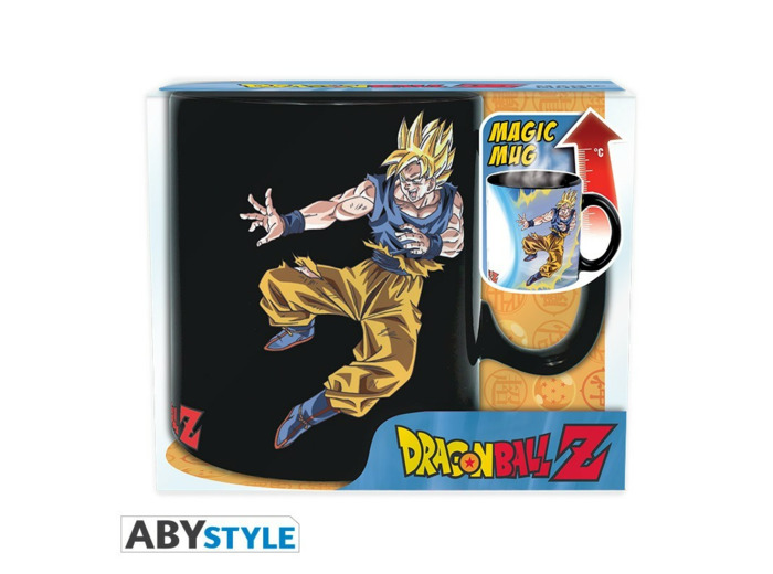 DRAGON BALL - Mug Heat Change - 460 ml - DBZ/ Goku VS Buu