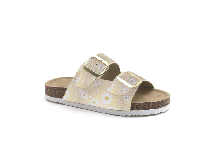 Mule plate fille imprime