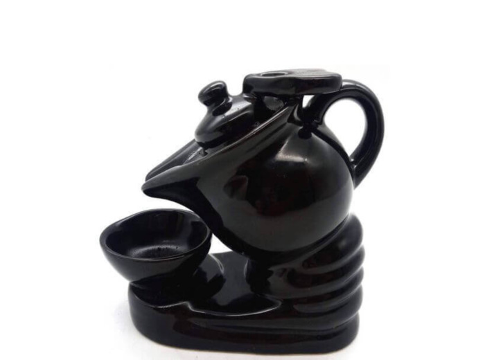 Porte-Encens Backflow Céramique Théière 14cm