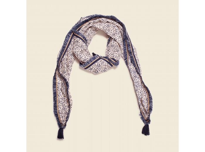 Foulard à franges