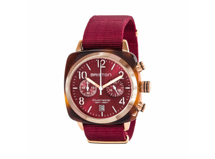 Montre Briston Clubmaster Classic Chrono Date Acétate