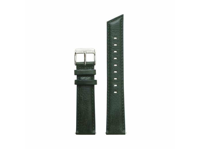 Bracelet de montre DWYT en cuir vert foret