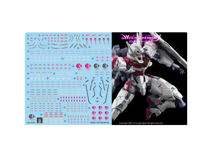 Water Decals HG Lfrith 1/144