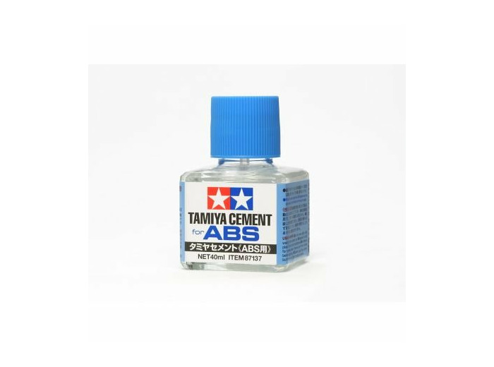 TAMIYA 87137 PRODUITS DE FINITION COLLE MAQUETTE POUR PLASTIQUE ABS (40ML)