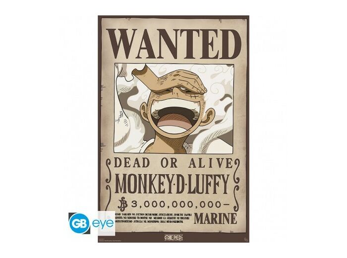 ONE PIECE - Poster Maxi 91,5x61 - Wanted Luffy Wano