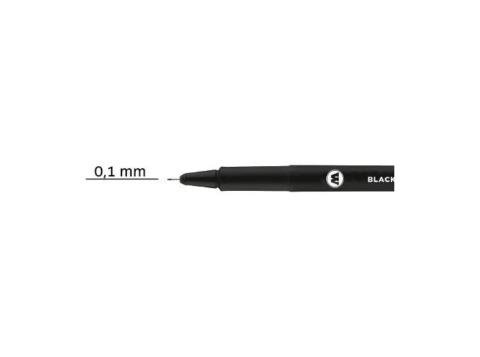 Feutre fin noir Blackliner 0.1mm