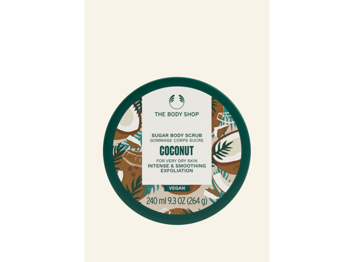 Gommage corps sucre Noix de coco