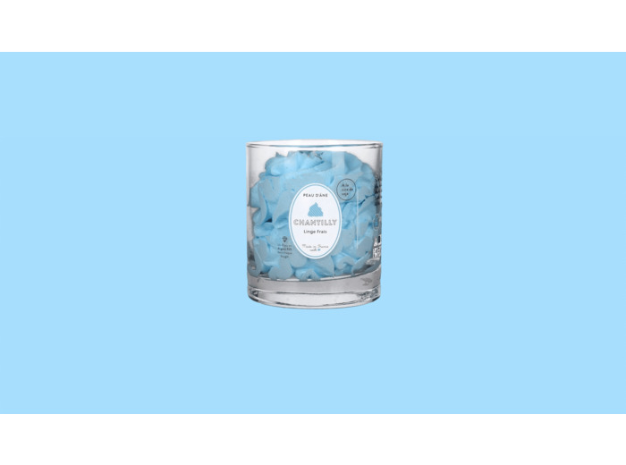 Bougie bijou chantilly linge frais