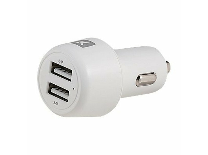 Chargeur allume-cigare & câble usb / compatible lightning 4,8a 2m