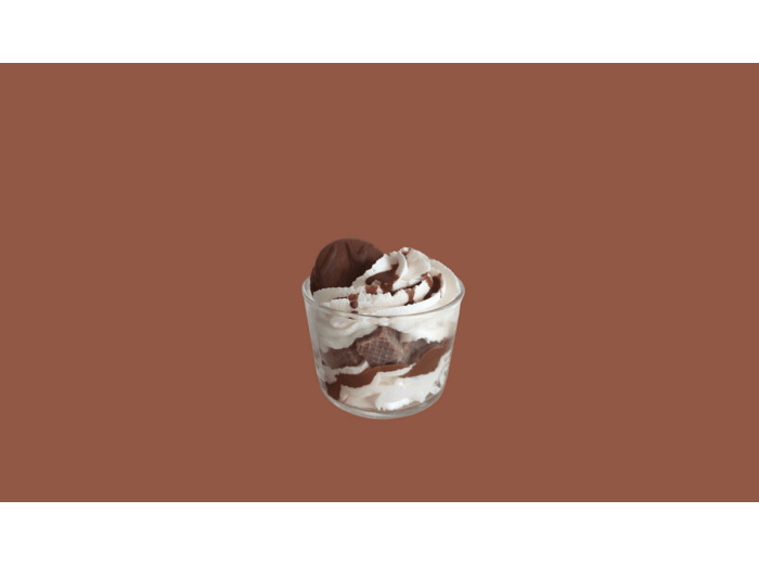 Bougie Carambar & coulis chocolaté