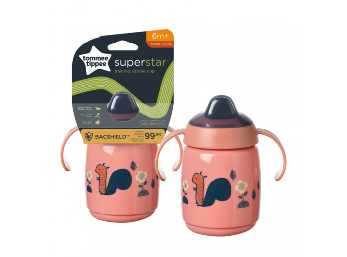 Tasse d'entrainement à bec Rose 300ml