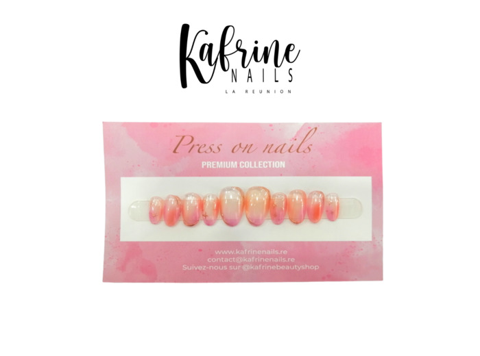 PRESS ON NAILS - PREMIUM SUNSET BLISS