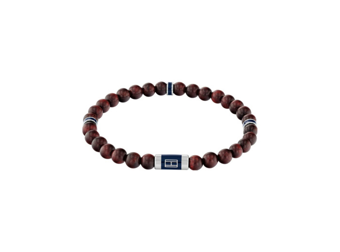 Bracelet Tommy Hilfiger en acier et bois
