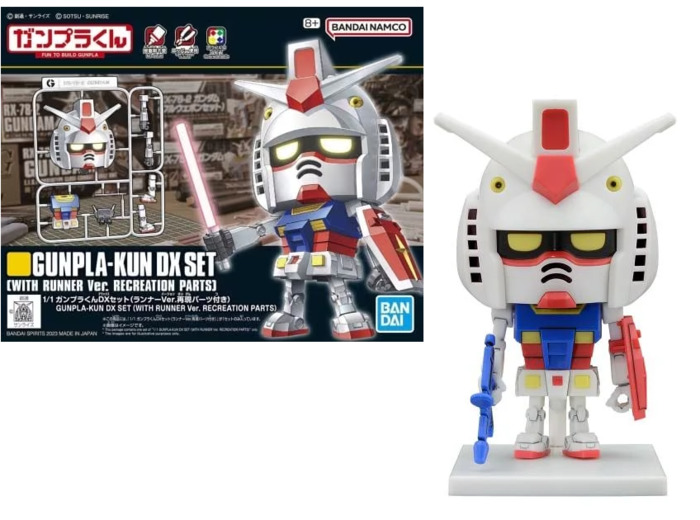GUNDAM - 1/1 Gunpla-Kun DX Set (with Runner ver.) - Model Kit