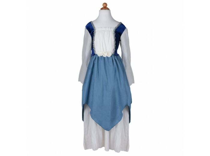 Robe De Paysanne Medievale Bleue, 7-8 ans - 38487 - Great Pretenders