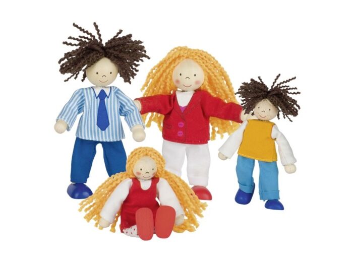 Famille de mini poupées articulée - 51800