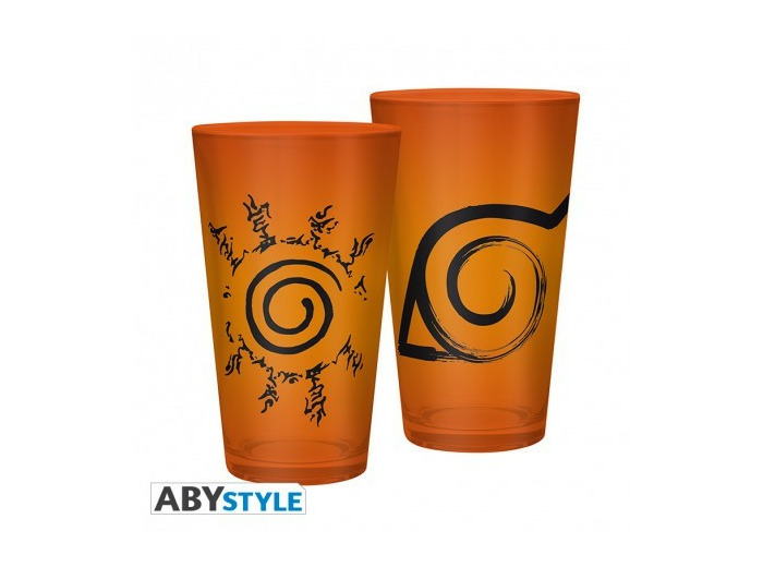 NARUTO SHIPPUDEN - Verre XXL - 400 ml - Konoha & Sceau