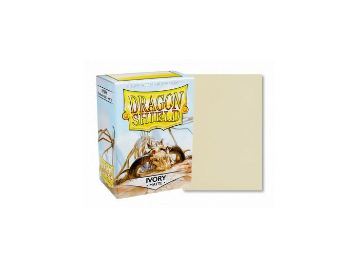 Dragon Shield - 100 Standard Sleeves Matte Couleur Ivoire