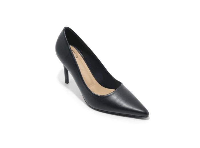 Escarpin ferme femme noir