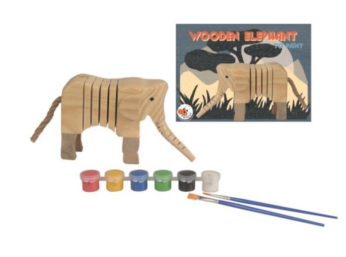 Elephant en Bois à Peindre - Egmont Toys - 630554