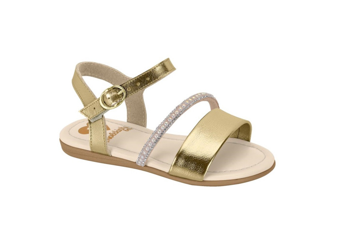 Sandale ouverte fille or