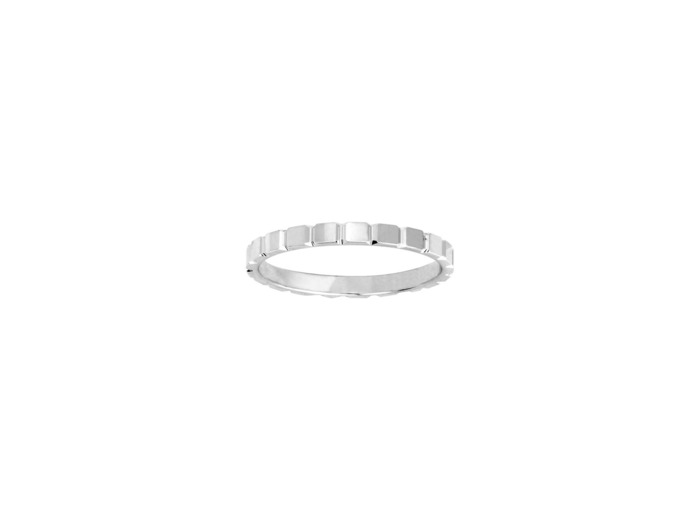 Alliance en or blanc, 2mm