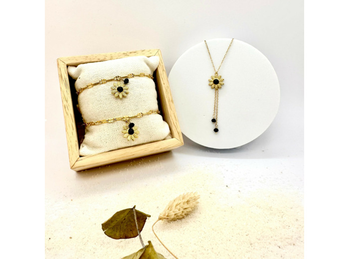 Collier et bracelet Flora
