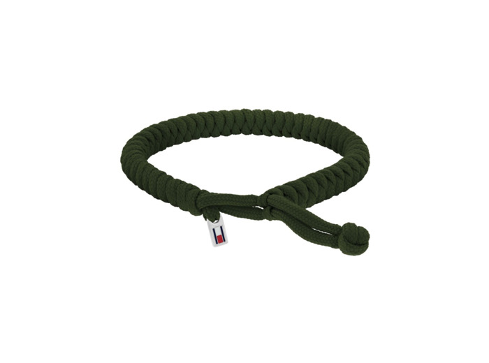 Bracelet Tommy Hilfiger en textile vert