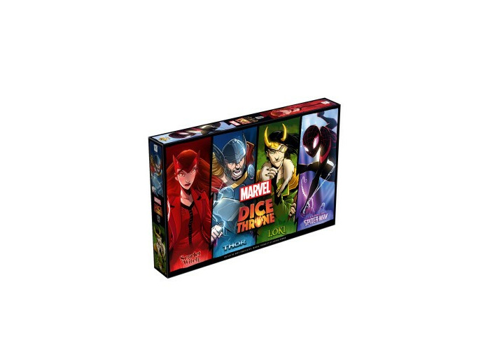 Dice Throne Marvel : Scarlet Witch-Thor-Loki-Spiderman Miles Morales