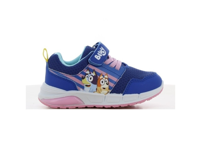 Basket fille bleu et rose bluey