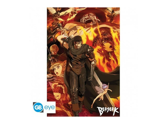 BERSERK - Poster - "Groupe"- roulé filmé (91.5x61)