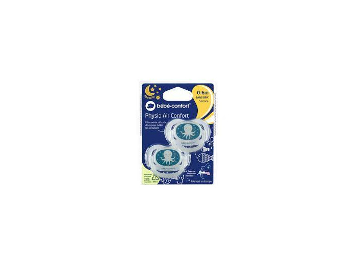 SUCETTE PHYSIO PHOSPHO SILICONE 0/6M